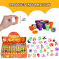 Thuodo Halloween Party Favors, 120 Pieces Assorted Stamps for Kids Bulk, Children Self-Ink Holiday Toy Gifts Game Prizes, Hallow