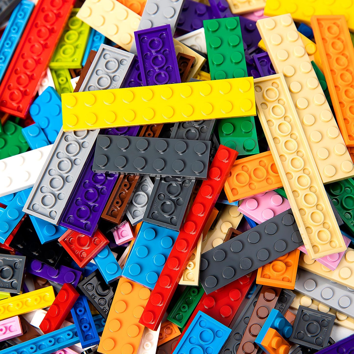 Mannidoo 360 Pieces Flat Building Plates, 12 Sizes Multipacks Compatible With All Major Brands, Small Flat Platform Base For Bri