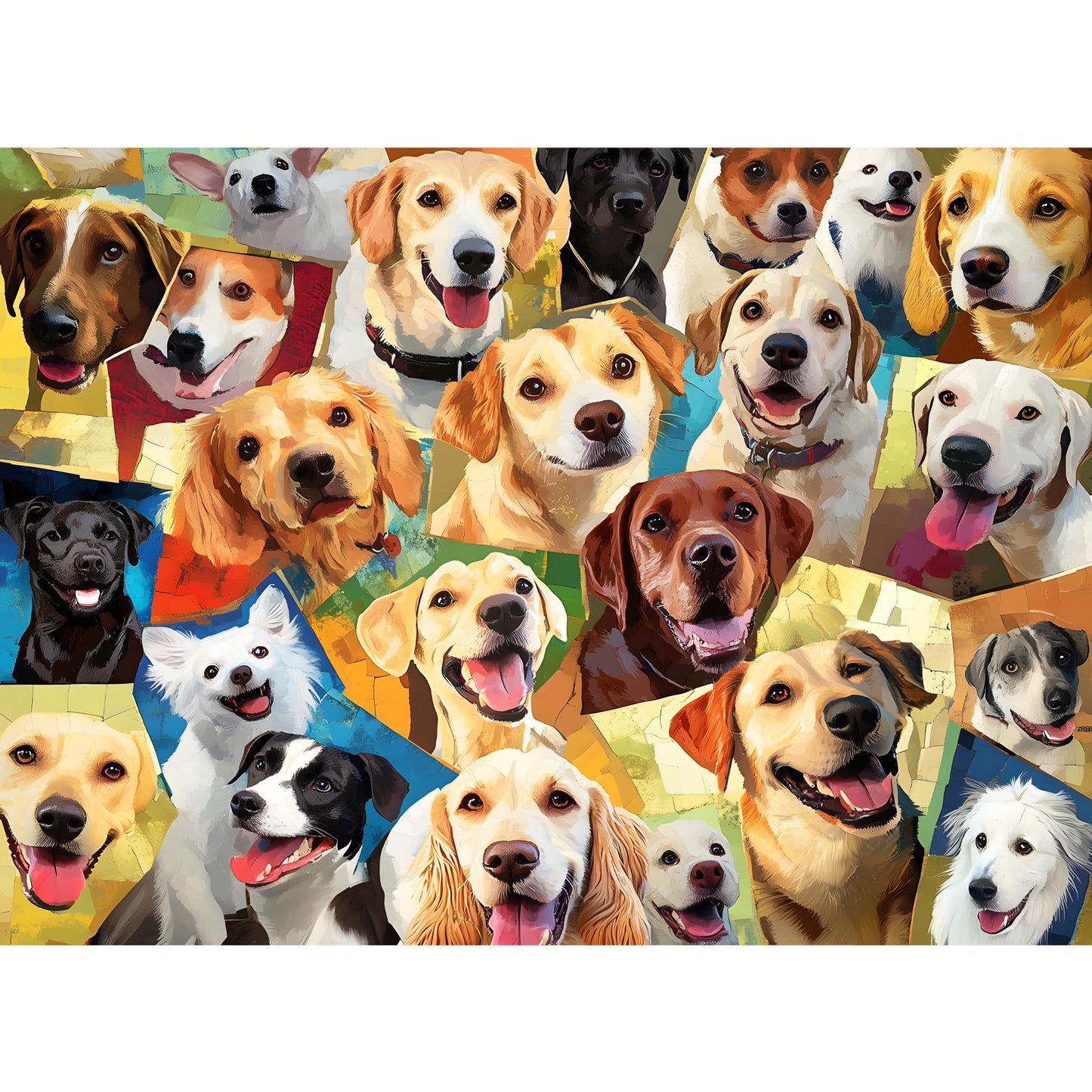 500 Piece Puzzles for mature-themeds  Jigsaw Puzzles 500 Pieces for mature-themeds Kids Senior Dog Puzzle mature-themed Puzzles 500 Pieces Jigsaw Puzzle Challenging Puzzle Game Family Activity Birthday Gift 20.5x15 in