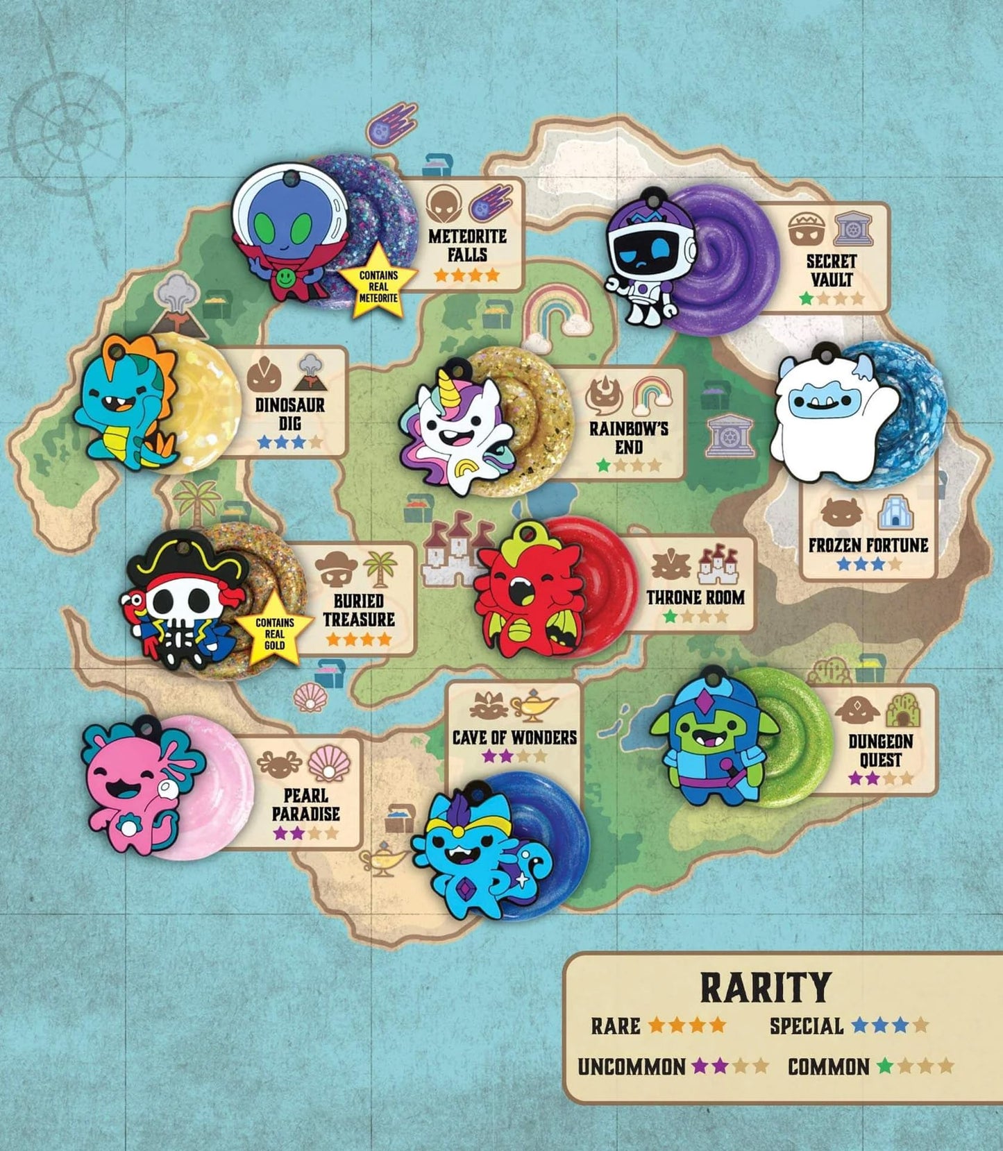 Crazy Aaron’S Lost Treasure Guardians Thinking Putty - Mini Tin (4 Pack)