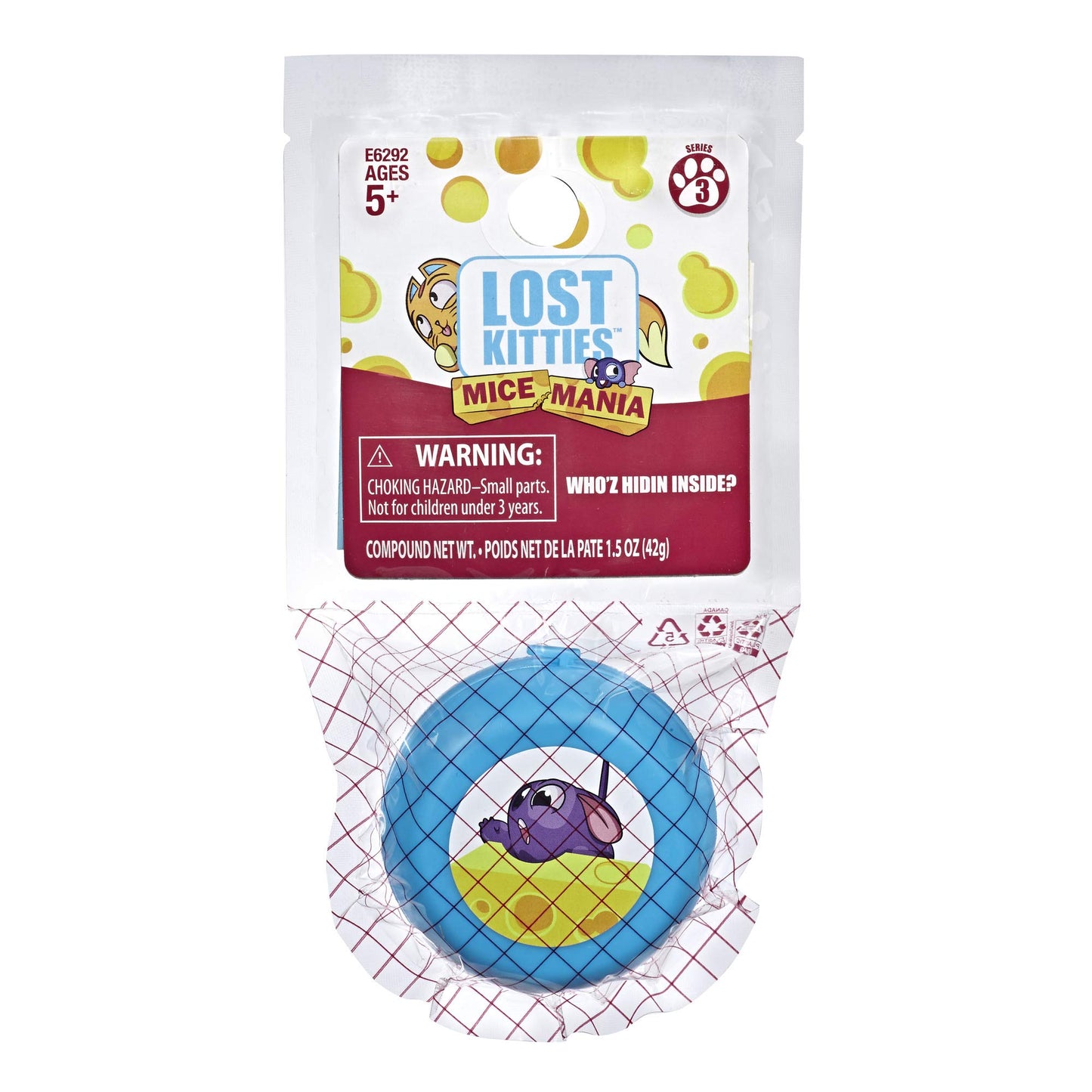 Hasbro Lost Kitties Mice Mania Mice Minis Toy, Series 3, 24 To Collect, Ages 5 & Up (Product May Vary.)