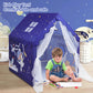 Kids Tent Blue Space Toddler Tent For Boys,Large And Foldable Kids Playhouse With Windows, Portable And Lightweight Play Tent In