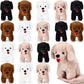 Syhood 16 Pcs Plush Dogs 7.87 Inches Stuffed Dogs Bulk Valentines Party Favor Gift Plush Stuffed Animal For Girls Boys Goodie Bag Birthday(Labrador)