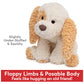 GUND Cozys Collection Puppy Plush Stuffed Animal, Tan/Cream, 10", Polyester, Model 6058950, Ages 1 and Up