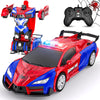 CEGOUFUN Remote Control Car for Kids, Rc Cars for Boys Age 8-12, One Button Transformation to Robot with Flashing Light 2.4Ghz T