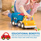 Battat- Wonder Wheels- Toy Carrier Truck & 2 Toy Cars - Toy Truck Playset For Kids, Toddlers - Pretend Play- Recyclable Material