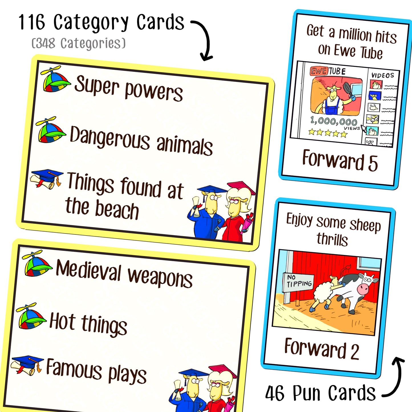 Sheeple - The Game Where Great Minds Think Alike | Fun Family Friendly Word Association Party Game, 3 To 12 Players, Ages 8+