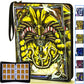 KarlyPro 990+Pockets Trading Card Holder Binder with Zipper for Y-G-O Cards  MTG  TCG Cards  990 Cards Capacity