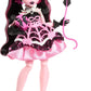 Monster High Scary Sweet Birthday Doll  Draculaura in Pink Party Dress with Themed Accessories Like Invite  Balloon  Gift  Fan and More