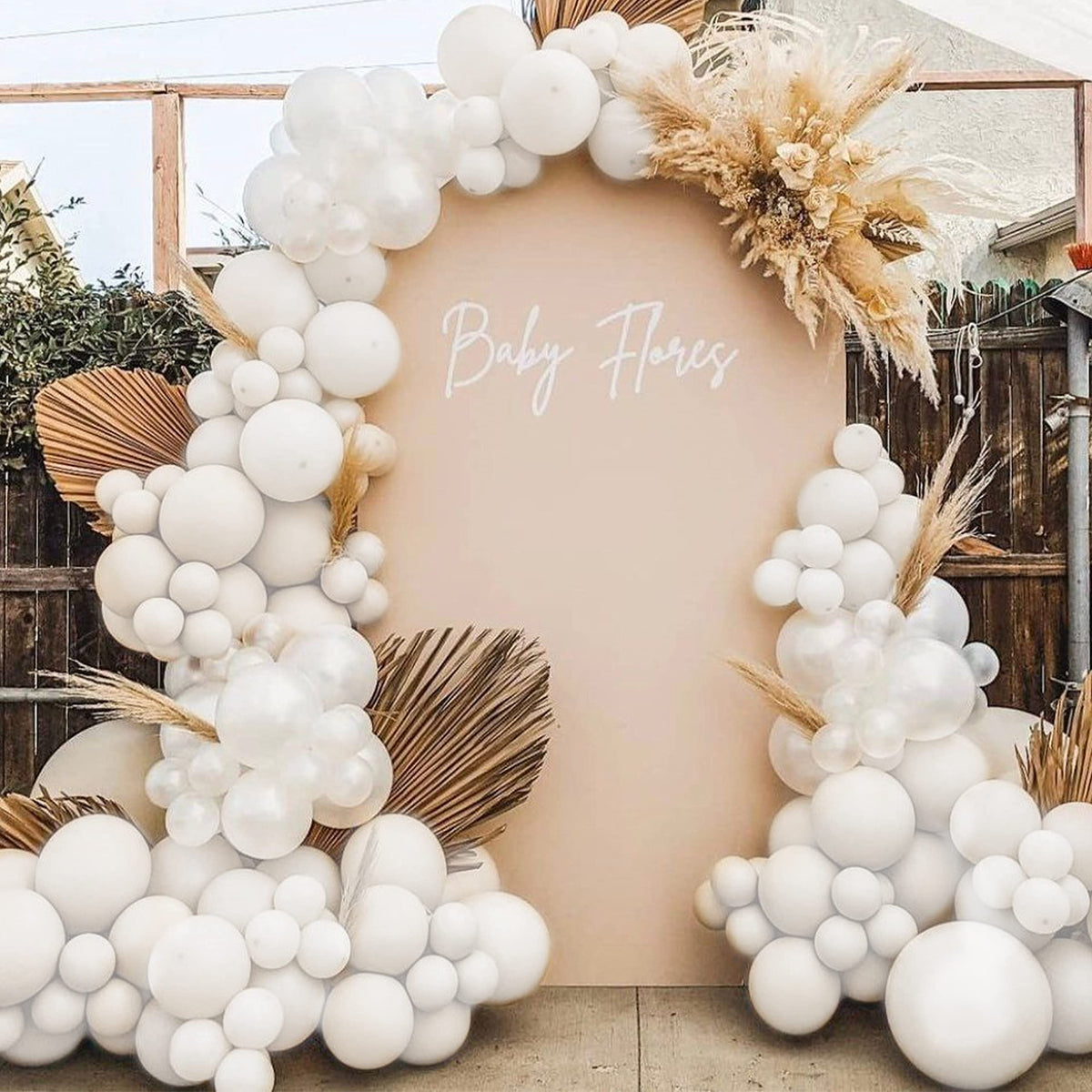 ITAF White Pastel Balloons For Birthday/Anniversary/Engagement/Wedding/Baby Shower/Farewell/Any Special Event Theme Party Decora