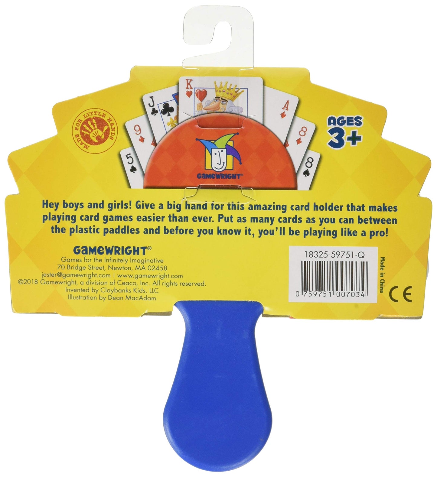 Gamewright Little Hands Playing Card Holder - Set of 2