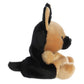 Aurora® Palm Pals™ Hans German Shepherd™ Stuffed Animal - Brown, 5 Inches, Pocket-Sized, Collectable, Polyester