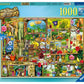 Ravensburger 1000 Piece Jigsaw Puzzle - The Gardener's Cupboard, Green, Linen, Model 19482, Unique Piece Design, Anti-Glare Surface