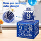Toyeishi 9 Happy Birthday Money Box For Cash Gift, 9Th Birthday Decorations For Boys And Girls, Gifts For 9 Year Old Boy, Boy Bi