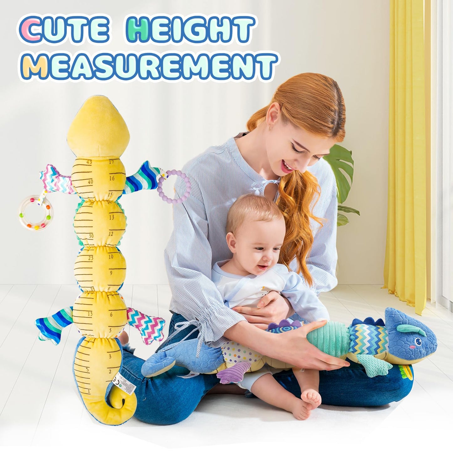 Baby Toys 0-6 Months, Baby Musical Toys - Stuffed Animal Activity Soft Toywith Rattles, Crinkle, Bell;Baby Sensory Teething Toys