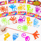 200 PCS Halloween Sticky Hands Party Favors Bulk for Kids,Non Candy Treats for Toddlers,Boo Basket Bucket Goody Bag Stuffers Fil