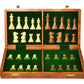 PALM ROYAL HANDICRAFTS Handmade Rosewood Foldable Chess Board Set Wooden with Non Magnetic Pieces and Extra Queens for 2 Players