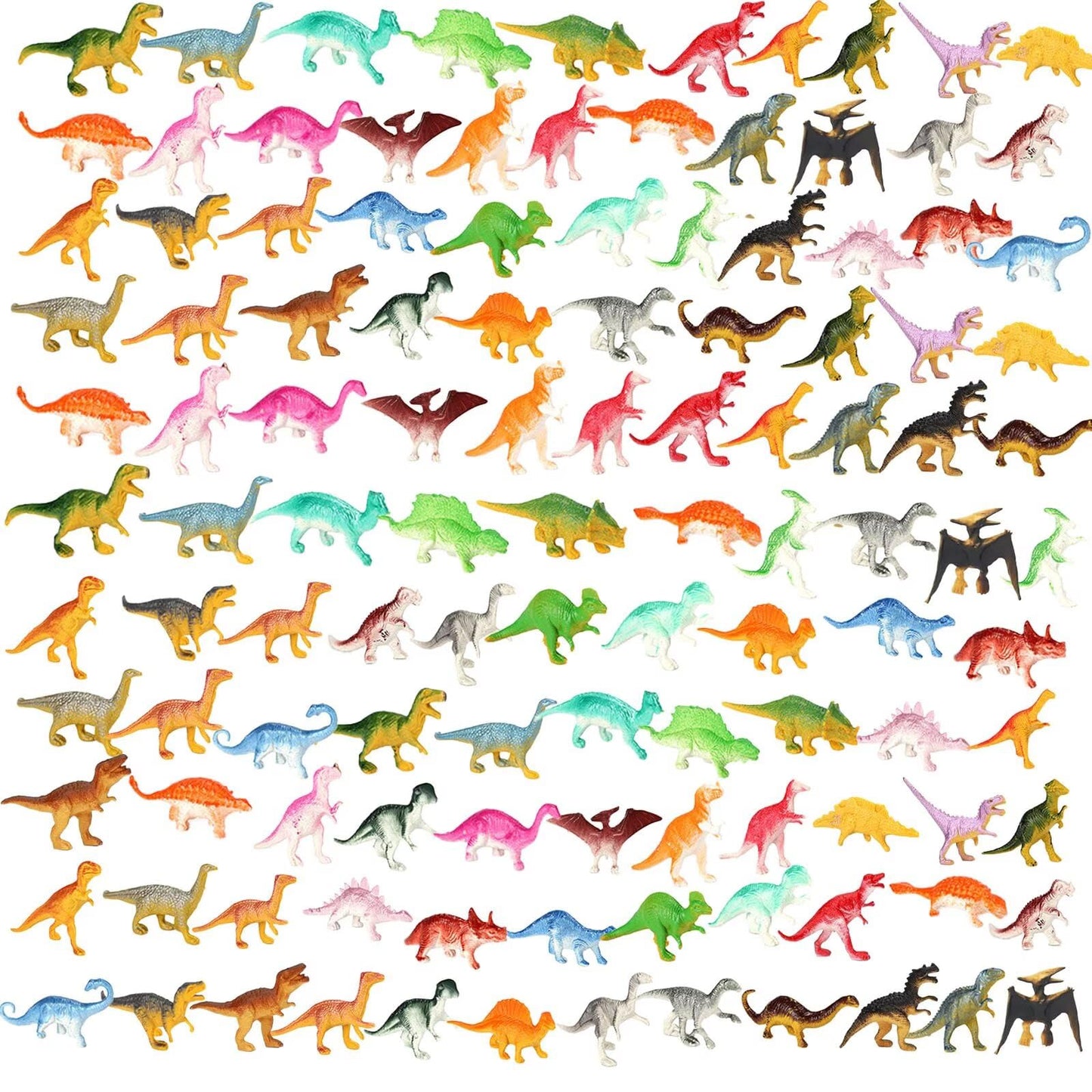 Pau1Hami1Ton Mini Dinosaur Toys For Kids 3-5,117 Pack Realistic Toddler Dinosaur Toy Set,Educational Dinosaurs For Kids 3-5,Perf