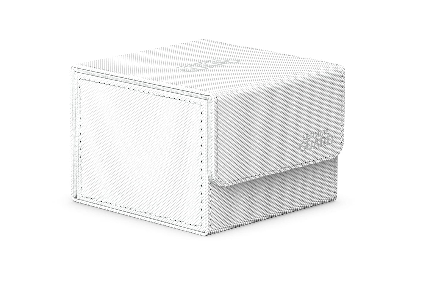 Ultimate Guard Sidewinder 133+, Deck Box for 133 Double-Sleeved TCG Cards, White, Magnetic Closure & Microfiber Inner Lining for
