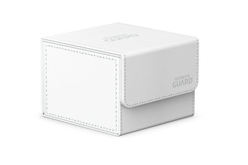 Ultimate Guard Sidewinder 133+, Deck Box for 133 Double-Sleeved TCG Cards, White, Magnetic Closure & Microfiber Inner Lining for
