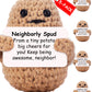 Gifts For Neighbors Bulk (5-Pack) - Bulk Neighbors Gifts - 5 Cute Crochet Positive Potatoes For Neighbor Appreciation | Neighbor