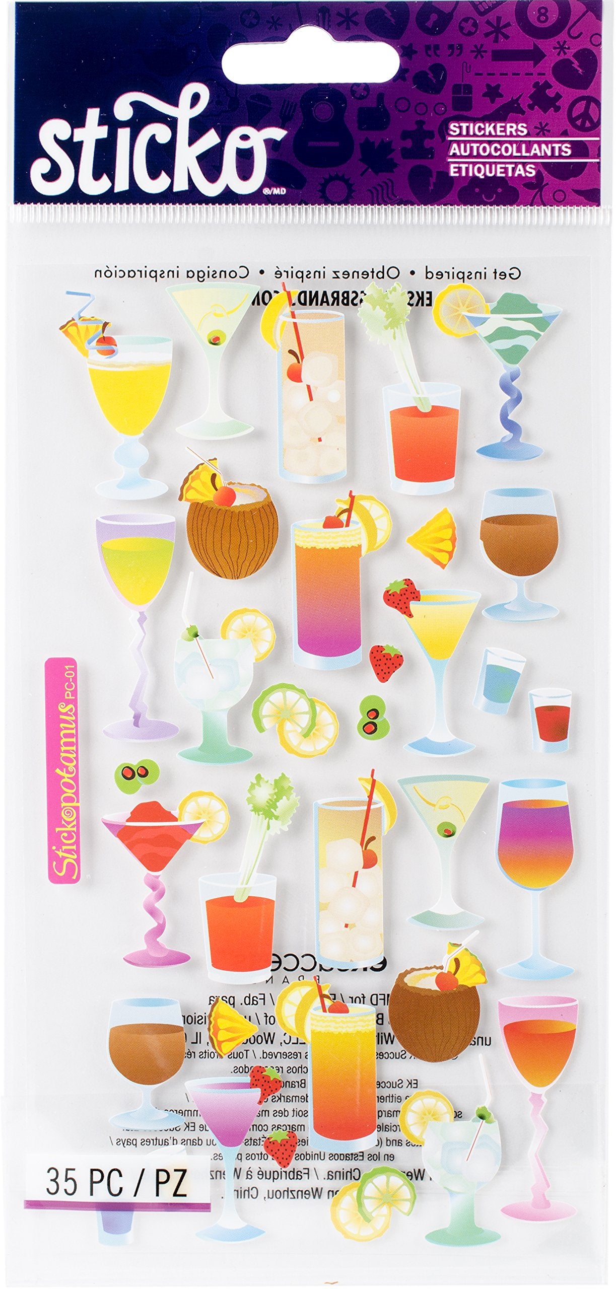 Sticko Sticker Themed-Cocktails SPPC01, Other