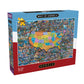 Buffalo Games 2000 Piece Jigsaw Puzzle - Best of America - Large Multicolor - Perfect for Game Nights - Model 2160