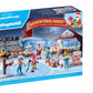 Playmobil Advent Calendar: Trip to the Christmas Market, One Size, Multicolor, Model 71472, Durable Plastic