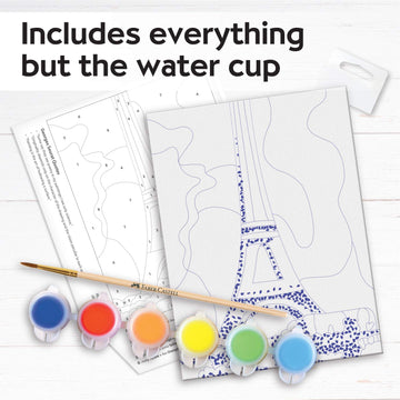 Faber-Castell Paint By Number Museum Series - The Eiffel Tower By Georges Seurat