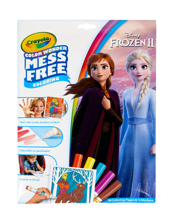 Crayola Frozen Color Wonder Coloring Set, 18 Mess Free Frozen Coloring Pages For Toddlers, Frozen Toys For Kids, Toddler Gifts