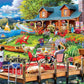 Masterpieces 550 Piece Jigsaw Puzzle for Adults, Family, Or Kids - The Secluded Cabin - 18x24