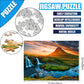 Jigsaw Puzzles For Adults, 2 Pack 1000 Pieces, Nature Landscape Mountain Scene National Park Challenging Puzzle Perfect For Family Activity Game Nights Gifts(Sequoia National Park & Kirkjufell)