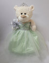 KINNEX COLLECTIONS SINCE 1997 20 Quince Anos Quinceanera Last Doll Teddy Bear with Dress (Centerpiece) ~ ARC16831-8 (Pistachio)