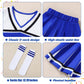 ZapLute Cheerleader Costume for Girls  Cheer Outfits for Halloween  Birthday Gifts  School Events  Family Dress-Up  5-6 Years