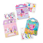 Melissa & Doug Puffy Sticker Activity Books Set - Dress-Up, Princess, Mermaid - 208 Reusable Stickers, Pack of 3, Multicolor