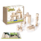 Guidecraft Wood Stackers - Standing Stones: 20 Natural Building Blocks Set For Kids, Educational Learning Toy