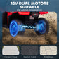 Aosom 12V Ride on ATV for Kids, Kids Electric 4 Wheeler 2.5MPH with Headlight, Music, MP3, Treaded Tires, Battery Powered Quad f