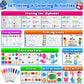 Curious 2 Learn Montessori Pre-Assembled Busy Book For Toddlers Ages 3 And Up, Pre K Preschool Learning Activities Book - Autism Sensory Learning & Education Toys Kindergarten Workbook (Blue)