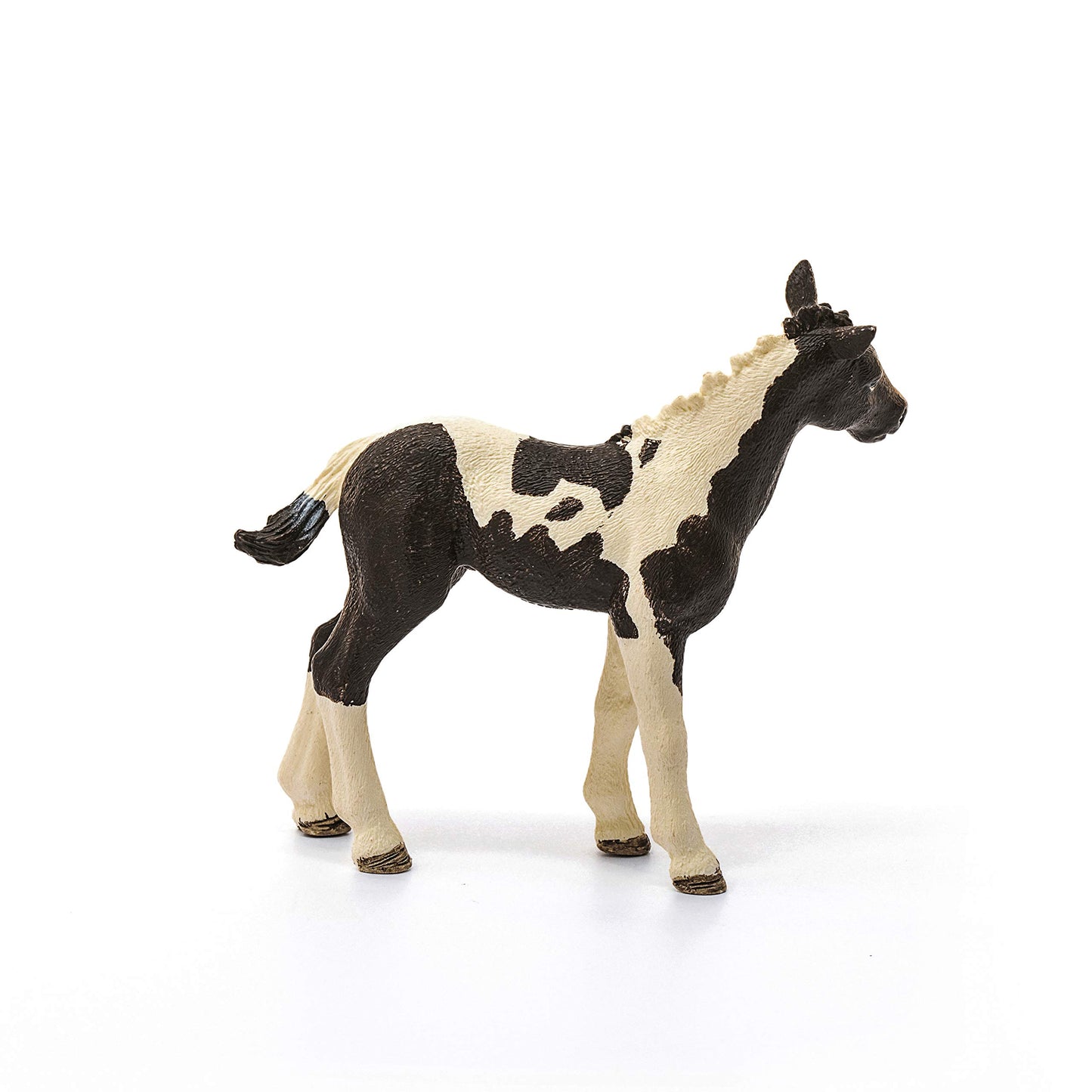 Schleich Pinto Foal Toy Figure, Realistic Spotted Horse For Kids, Farm World Collection, Ages 3+