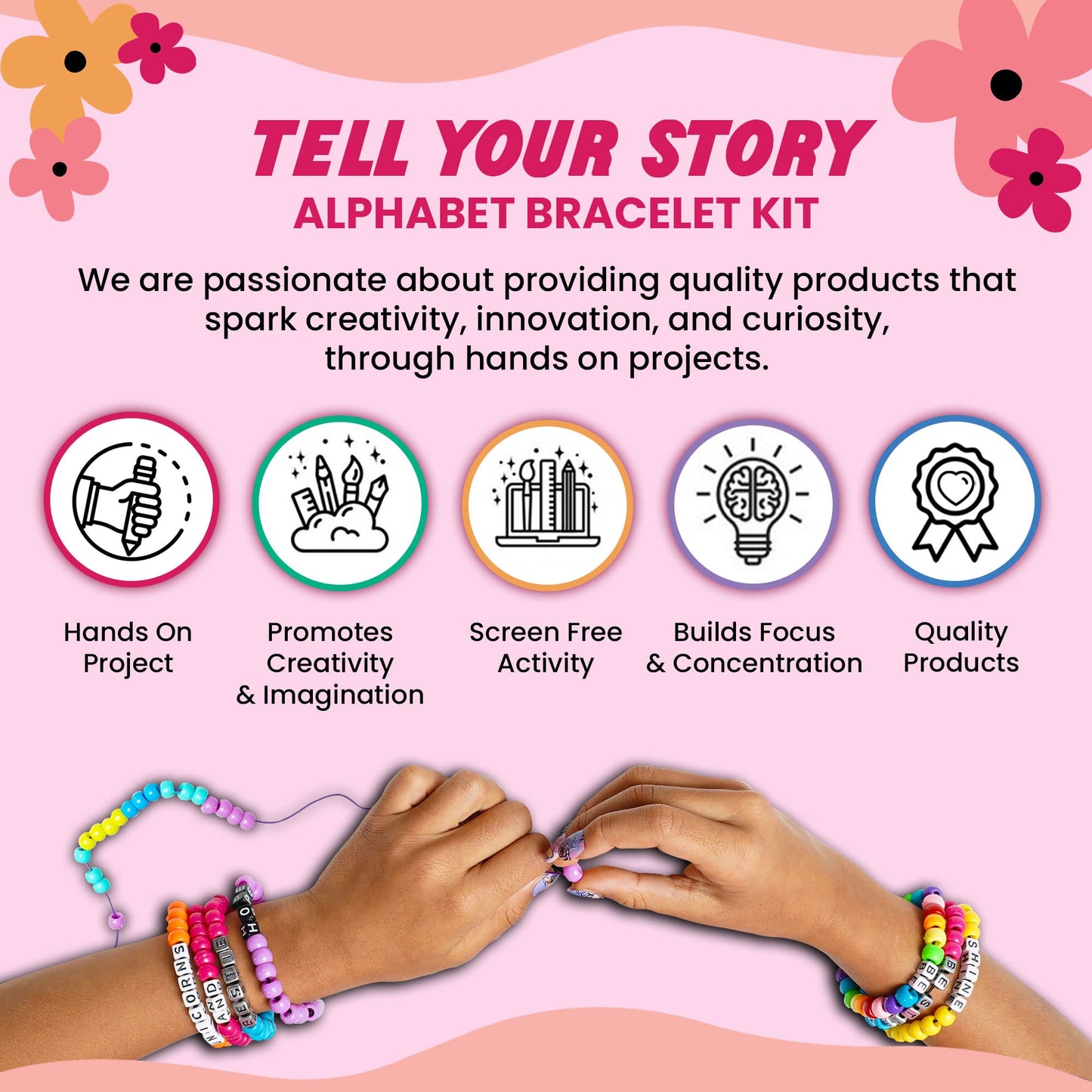 Fashion Angels Tell Your Story 500+ Alphabet Bead Set