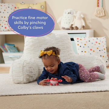 Playskool Little Wonders - Colby Crab - Tactile Sensory Play Infant Toy - Help Develop Fine Motor Skills - Ages 6 Months And Up