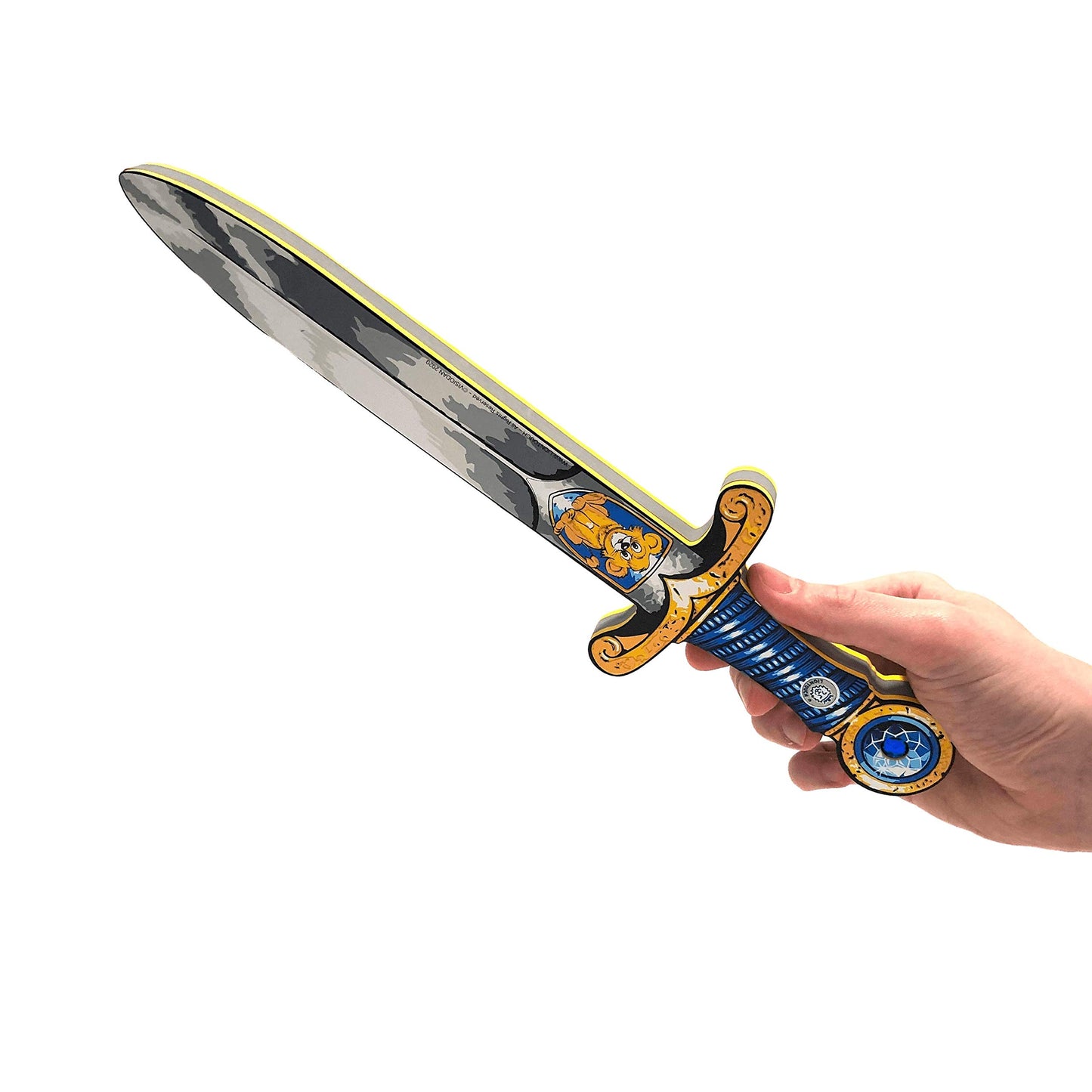 Liontouch Mini Lion Toy decorative replica blade for Kids  Blue | Medieval Pocket Dagger with Gemstone for Pretend Play in Durable Foam | Safe  & Knight Costume Accessories for Toddler Boys Dress Up & Cosplay