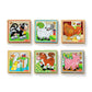 Melissa & Doug Farm Wooden Cube Puzzle With Storage Tray - 6 Puzzles In 1 (16 Pcs) - Fsc Certified