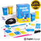 The World Game Super Skills Action Game - 120 Challenges, Medium Size, Multicolor, Model SUPER-2410-EN4