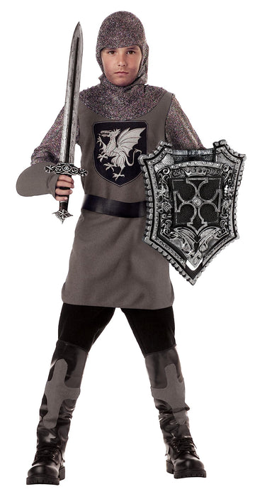 California Costumes Kid'S Valiant Knight Costume Medium (Sizes 8-10) Gray