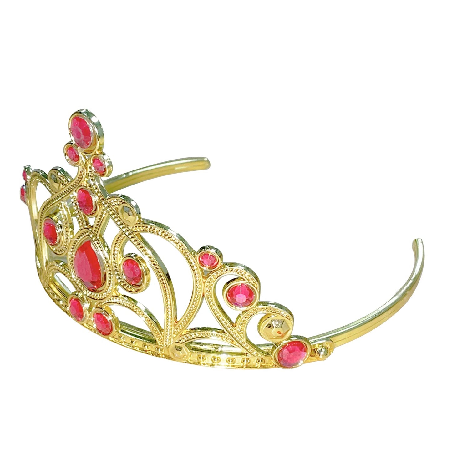 Spunicos Girls Aurora Sleeping Beauty Princess Dress With Tiara,Pink Princess Fancy Dress 5-6Years
