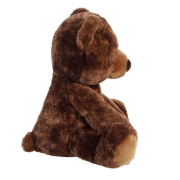 Aurora® Snuggly Coco Swirl Bear™ Stuffed Animal - Comforting Companion - Imaginative Play - Brown 12.5 Inches