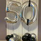 40 Inch Silver 50 Number Balloons Giant Jumbo Huge 50 Foil Mylar Helium Number Digital Balloons Silver Birthday Mylar Digital Ba