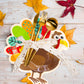 Fancy Land 50PCS Thanksgiving Paper Plates 9    Turkey Party Plates Disposable Dinner Plates Thanksgiving Party Supplies Dinnerw