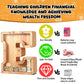 Ubeesize Large Piggy Banks Twenty-Six English Alphabet Letter For Boys Girls, Wooden Personalized Bills And Coins Bank Money Box